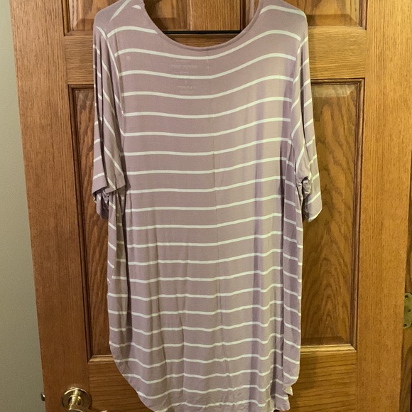Torrid striped purple tunic - Picture 3 of 3